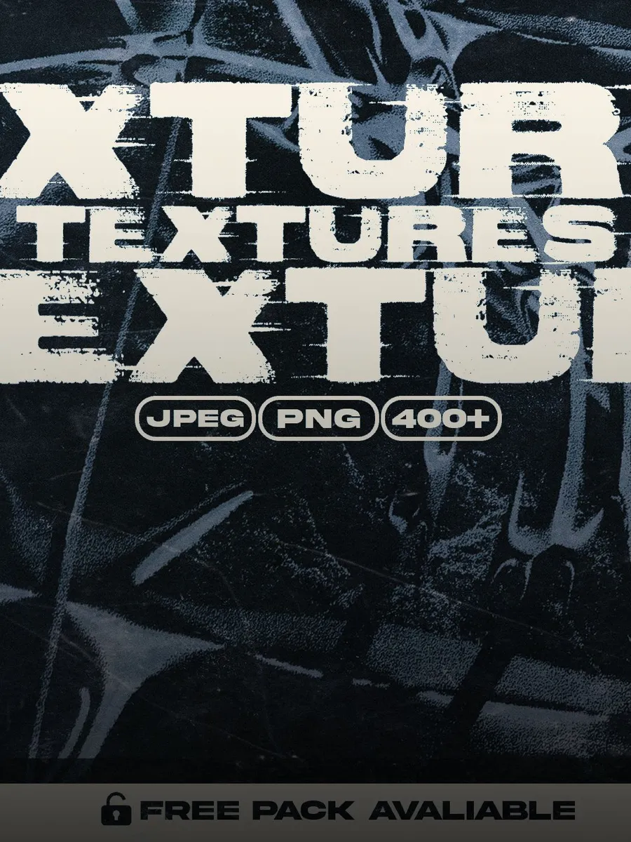 400+ grunge textures pack by GstaikDesigns in JPEG and PNG, overlay textures for graphic design, free pack available